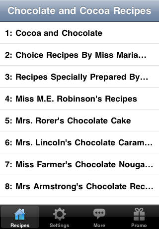 Chocolate and Cocoa Recipes screenshot 2