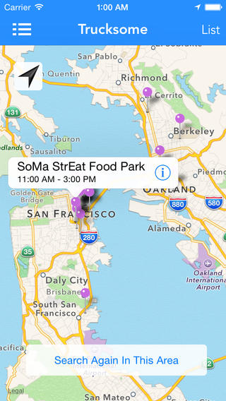 Trucksome - Gourmet Food Truck Locator Nearby San Francisco Bay Area