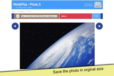 Album Station :: 3 Steps share to Web Browser screenshot 4