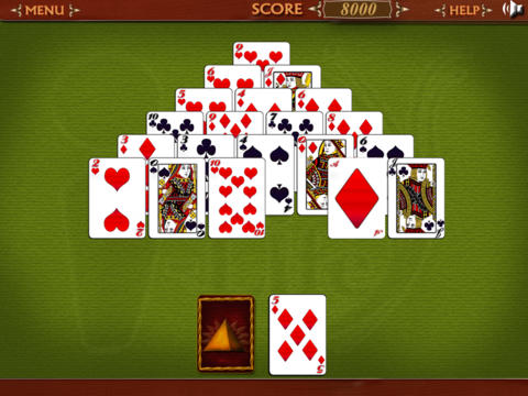 Egyptian Solitaire for iPad screenshot 3