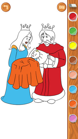 【免費遊戲App】My Sleeping Beauty Coloring Book-APP點子