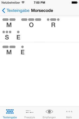 Send.Morse screenshot 2