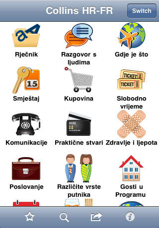 Collins French<->Croatian Phrasebook & Dictionary with Audio screenshot 3