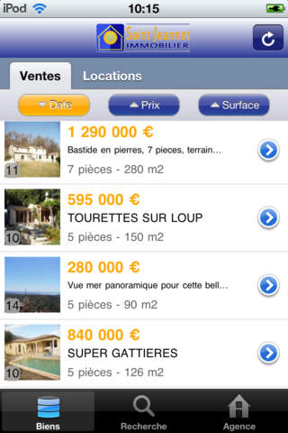 Saint Jeannet Immobilier screenshot 2