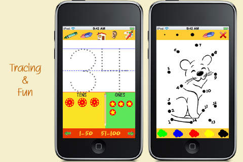 123 Tracing and more - counting, number games, math for kids screenshot 2