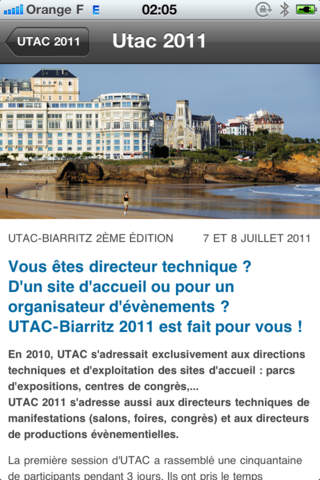 免費下載商業APP|UTAC Biarritz 2011 app開箱文|APP開箱王