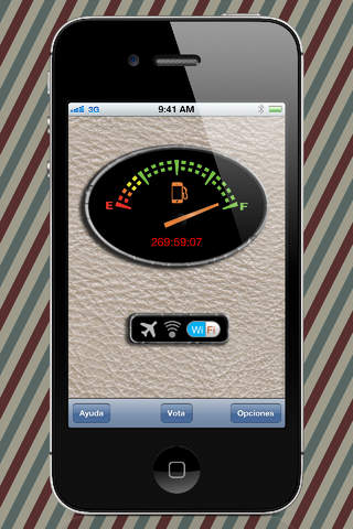 fuelPhone - stat network and battery monitor screenshot 2