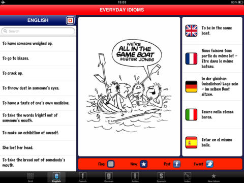 Everyday Idioms for iPad screenshot 2