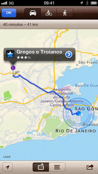 Captura de tela do iPhone 5