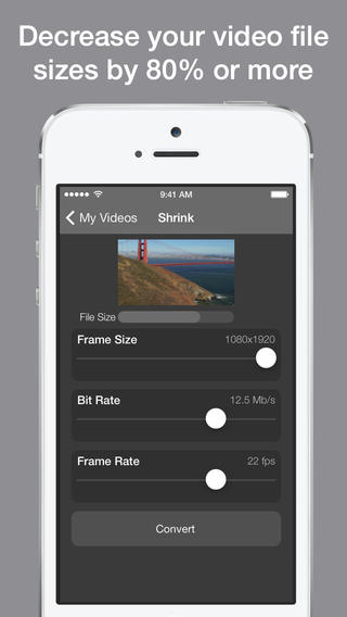 Video Shrinker - Compress And Convert Videos to Free Memory