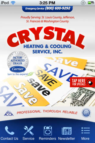 Crystal Heating & Cooling Service, Inc screenshot 2