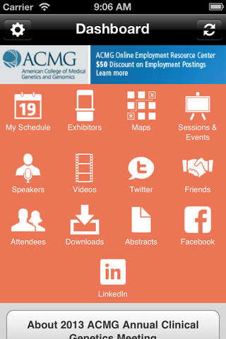 2013 ACMG Annual Clinical Genetics Meeting screenshot 2