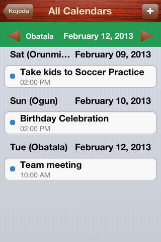 Yoruba Calendar screenshot 2