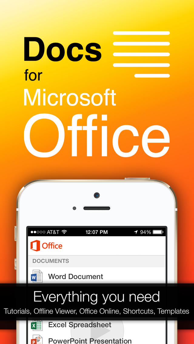 Full Docs for Microsoft Office, Word, Excel, PowerPoint, Outlook