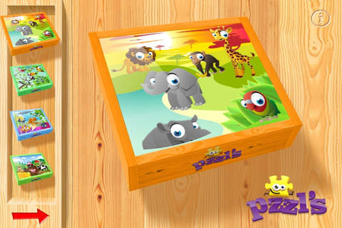 Pzzl's - My first educational wooden puzzle with sound! screenshot 4