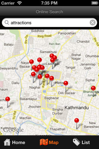 Kathmandu Travel Map screenshot 2