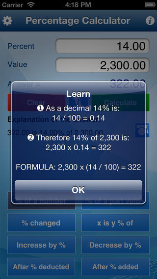 【免費商業App】Percentages - Percent Calculator-APP點子