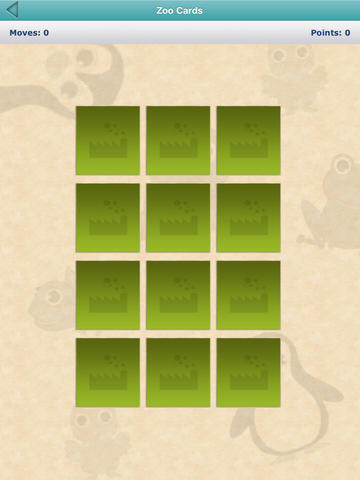 Zoo Cards Match HD free screenshot 2