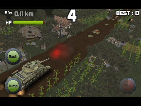 【免費遊戲App】TankRun T34 3D-APP點子