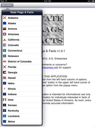 State Flags Facts for iPad