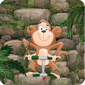 Monkey Jungle Banana Super Climb Game LOGO-APP點子