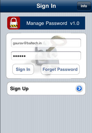 Manage Password