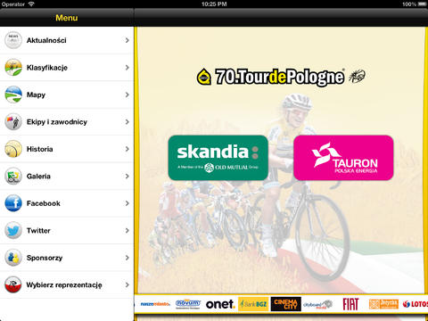 70.Tour de Pologne for iPad screenshot 2