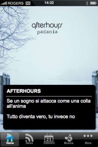 Afterhours Official App