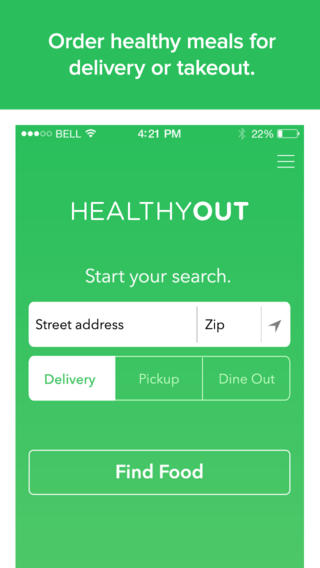 HealthyOut - Free Restaurant Nutrition Guide and Healthy Food Delivery with dishes by diets like Low