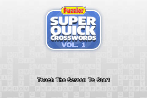 Puzzler Super Quick Crosswords - Volume 1