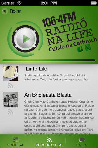 Raidió na Life screenshot 2