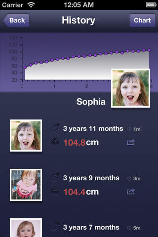 My Baby's Height Pro screenshot 4