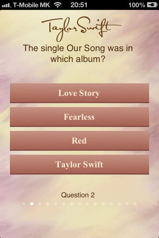 Quiz: Taylor Swift Fan Edition screenshot 2