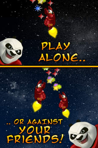 Rocket Panda - Show your skills in a sky full of stars! FREE screenshot 2