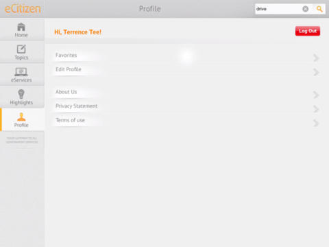 eCitizen for iPad screenshot 4