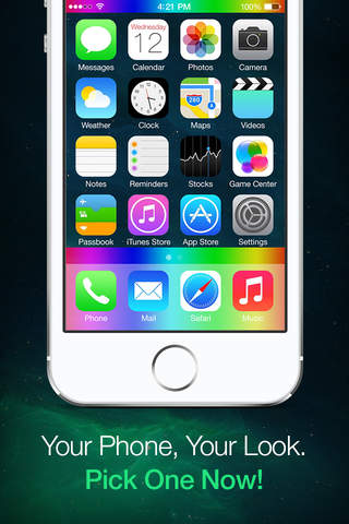 Screeny Customize - personalize your status bar and dock bar with custom home screen backgrounds screenshot 4