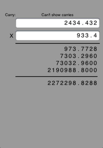 Math Helper: Multiplication screenshot 2