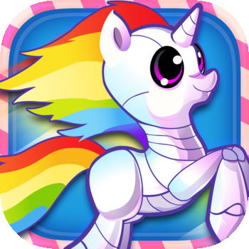 Magic Little Flap-py Robo Unicorn: Impossible Rainbow Dash Game 遊戲 App LOGO-APP開箱王