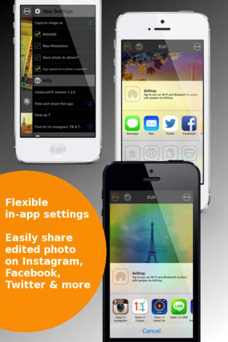 InstaLiveFX Free - awesome photo filter for Instagram, Facebook, Twitter screenshot 3