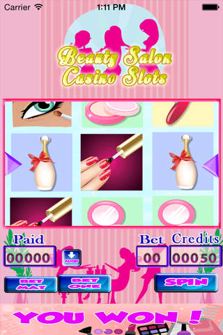 Super VIP Beauty Salon Slots - Deluxe Casino Slot Machine & Blackjack FREE screenshot 2