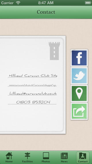 【免費旅遊App】Hillhead Caravan Club Site-APP點子