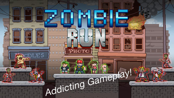 Zombie Run - Escape from Zombie War 2048