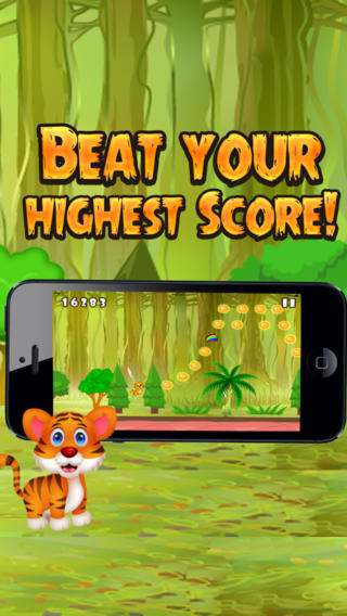 【免費遊戲App】Little Tiger Jungle Jump-APP點子