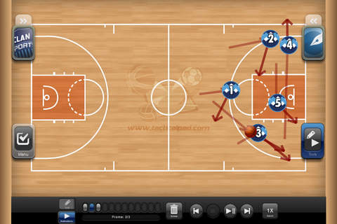 TacticalPad Basketball Lite screenshot 2