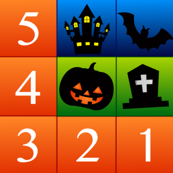Numbers Solitaire Halloween Edition - easy-to-play card puzzle game that uses numbers. 遊戲 App LOGO-APP開箱王