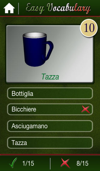Easy Vocabulary Italian - Learn new words broaden your vocabulary by having fun