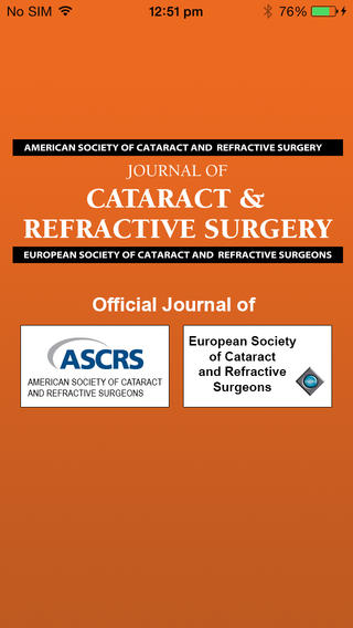 Journal of Cataract Refractive Surgery