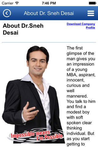 Dr.Sneh Desai screenshot 2