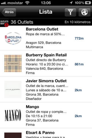 Captura de pantalla del iPhone 3