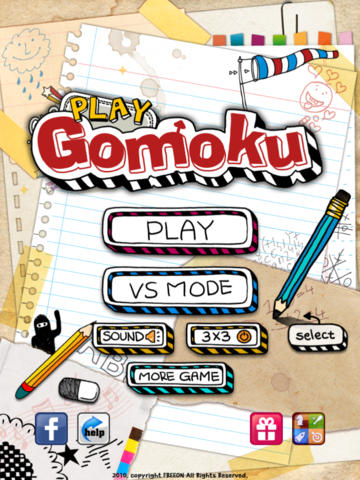 【免費遊戲App】Gomoku iPad by FREEON-APP點子